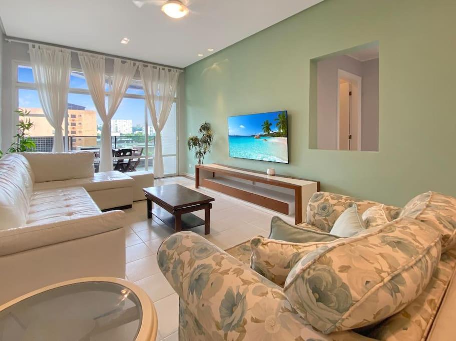 Sacada Piscina 4 Quartos Espacoso Apartment Guaruja
